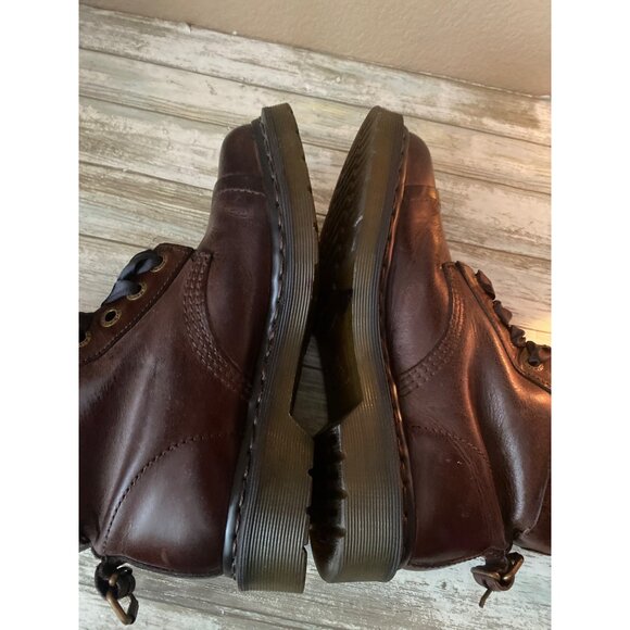 Dr Martens Triumph 1914 Brown Leather Floral Fold-Over Boots 14 Eyelet Women’s 7 - Picture 16 of 16